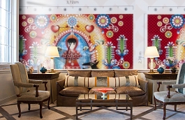 Обои 1280205 фото в интерьере кабинета превью