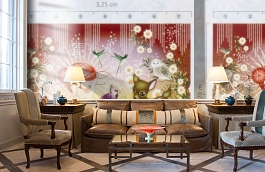 Обои 1280208 фото в интерьере кабинета превью