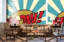 Обои MD903007 фото в интерьере кабинета превью