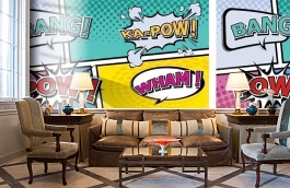 Обои MD903010 фото в интерьере кабинета превью