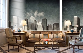 Обои MD903011 фото в интерьере кабинета превью