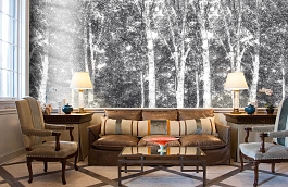 Обои DM216-4 фото в интерьере кабинета превью