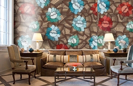 Обои DM219-2 фото в интерьере кабинета превью