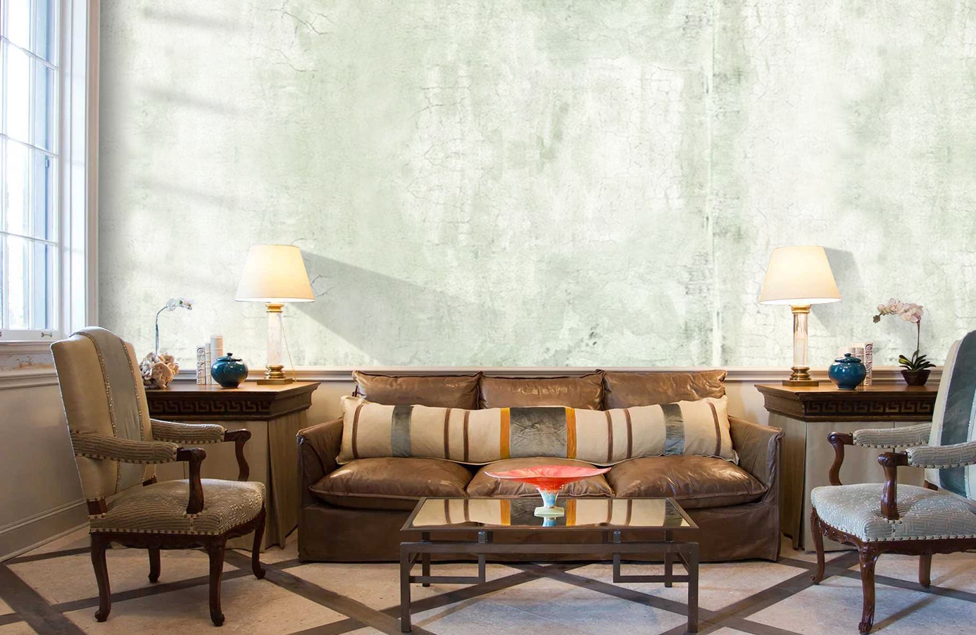 Обои E020801-6 фото в интерьере кабинета