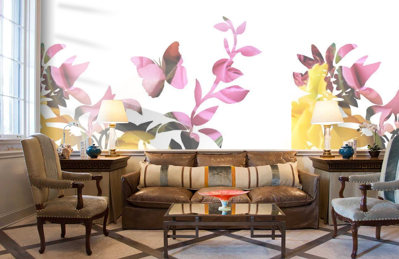 Обои P010501-6 фото в интерьере кабинета