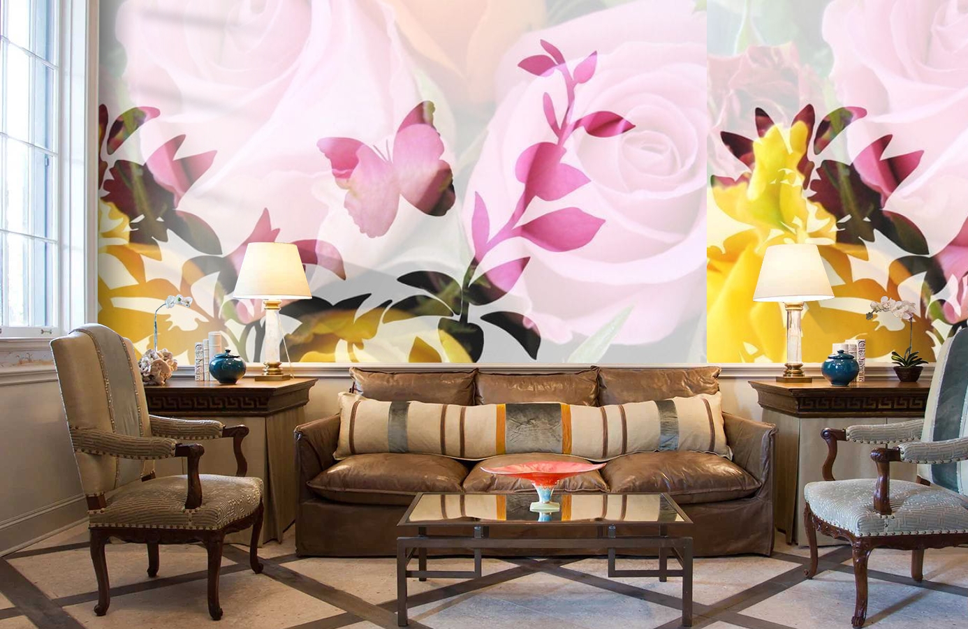 Обои P011301-6 фото в интерьере кабинета