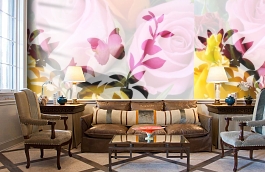 Обои P011301-6 фото в интерьере кабинета превью