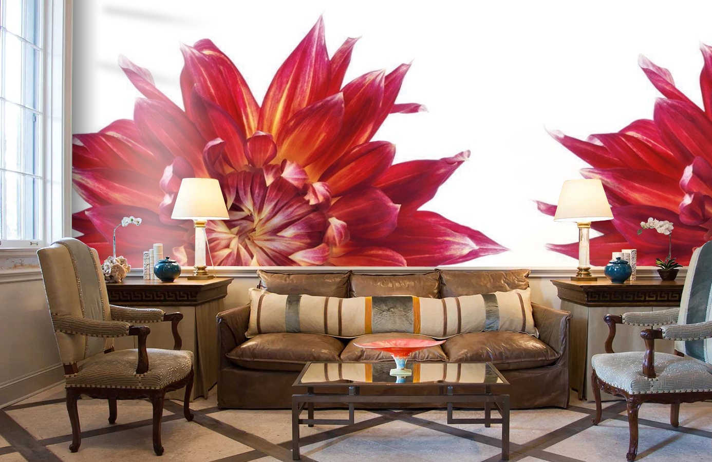 Обои P021401-6 фото в интерьере кабинета