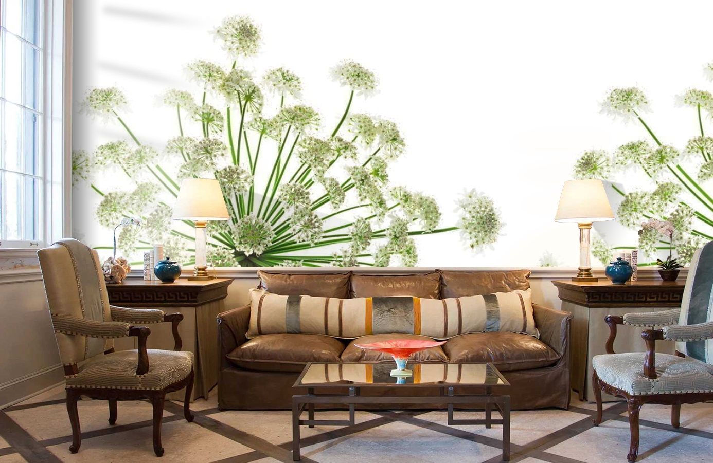 Обои P021501-6 фото в интерьере кабинета