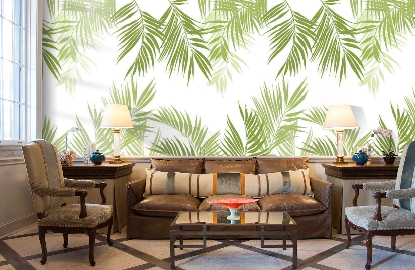 Обои P031602-6 фото в интерьере кабинета