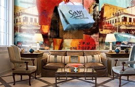 Обои P141801-6 фото в интерьере кабинета превью