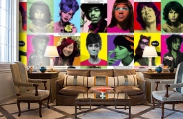 Обои P160801-6 фото в интерьере кабинета превью