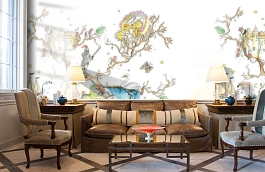 Обои P182101-6 фото в интерьере кабинета превью