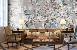 Обои P201601-6 фото в интерьере кабинета превью