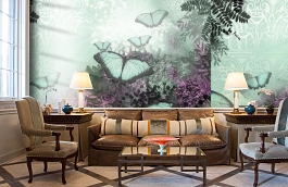 Обои P231801-6 фото в интерьере кабинета превью