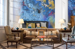 Обои P250101-6 фото в интерьере кабинета превью