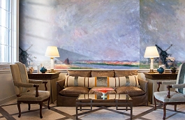 Обои 1428 lev5 606 фото в интерьере кабинета превью