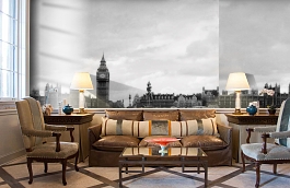 Обои 1461 lev5 806 фото в интерьере кабинета превью