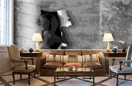 Обои 1476 lev5 806 фото в интерьере кабинета превью