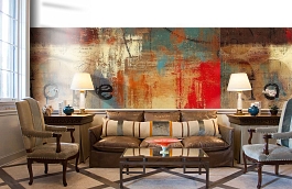 Обои 1539 lev6 806 фото в интерьере кабинета превью