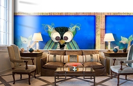 Обои 1545 lev6 606 фото в интерьере кабинета превью