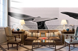 Обои 1549 lev6 806 фото в интерьере кабинета превью