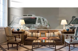 Обои 1605 lev6 406 фото в интерьере кабинета превью