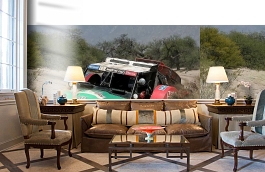 Обои 1609 lev6 406 фото в интерьере кабинета превью