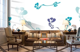 Обои 890709 фото в интерьере кабинета превью