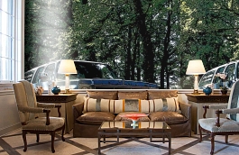 Обои 893205 фото в интерьере кабинета превью