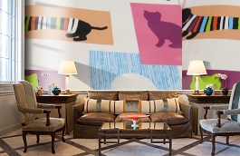 Обои F15.0019.A05 PETS A-05 фото в интерьере кабинета превью