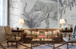 Обои F15.0022.A01 MAKAN A-01 фото в интерьере кабинета превью