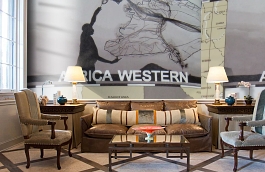 Обои F15.0024.A01 WAKA A-01 фото в интерьере кабинета превью