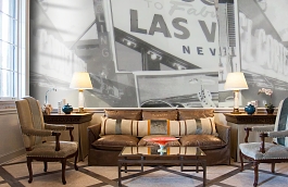 Обои F15.0026.A01 LAS.VEGAS A- фото в интерьере кабинета превью