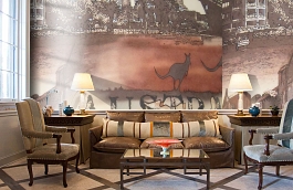 Обои F15.0028.B70 OPERA B-70 фото в интерьере кабинета превью