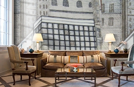 Обои F15.0030.A01 ITALY.690 A- фото в интерьере кабинета превью