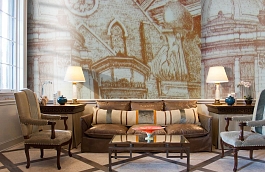 Обои F15.0035.A01 TRIUNFO A-01 фото в интерьере кабинета превью