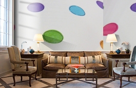 Обои F16.0013.A01 LINA A-01 фото в интерьере кабинета превью