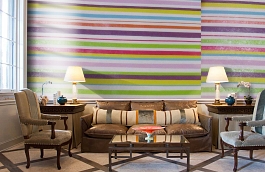 Обои F16.0018.A01 TRACE A-01 фото в интерьере кабинета превью