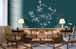 Обои KY24 фото в интерьере кабинета превью