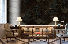 Обои WL22 фото в интерьере кабинета превью