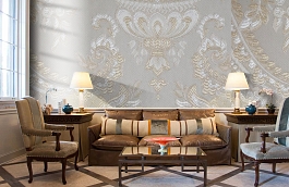 Обои KT-7642-8002 фото в интерьере кабинета превью