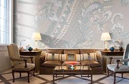 Обои KT-7642-8004 фото в интерьере кабинета превью