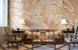 Обои KT-7642-8005 фото в интерьере кабинета превью