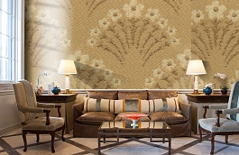 Обои 310-865 фото в интерьере кабинета превью