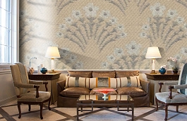 Обои 311-81 фото в интерьере кабинета превью