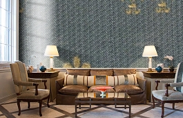 Обои M127-223 фото в интерьере кабинета превью