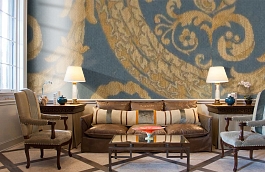 Обои M325-85 фото в интерьере кабинета превью