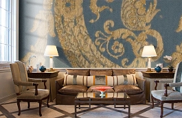 Обои M325-855 фото в интерьере кабинета превью