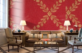 Обои M329-845 фото в интерьере кабинета превью